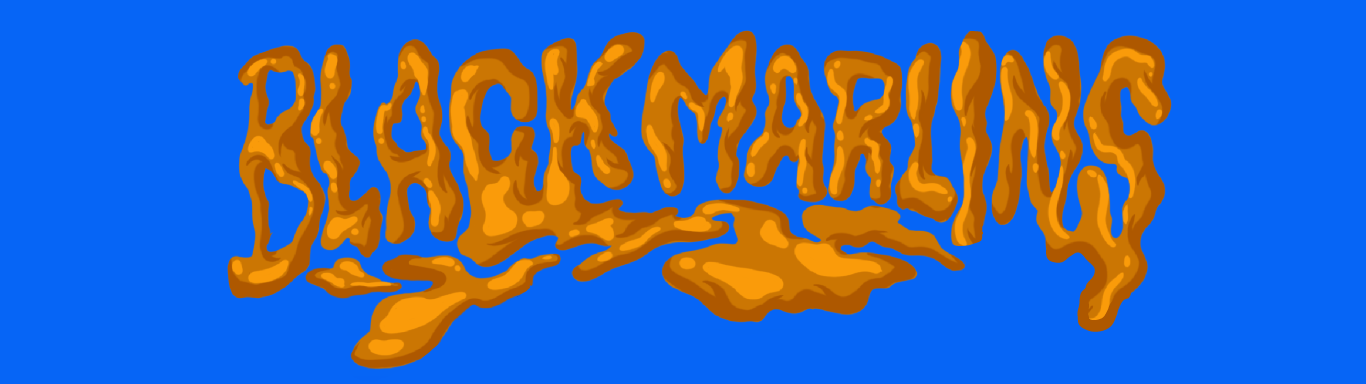 black-marlins Text illustration