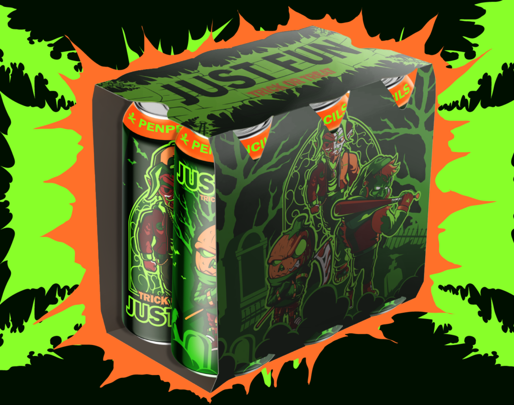 Six pack packaging design