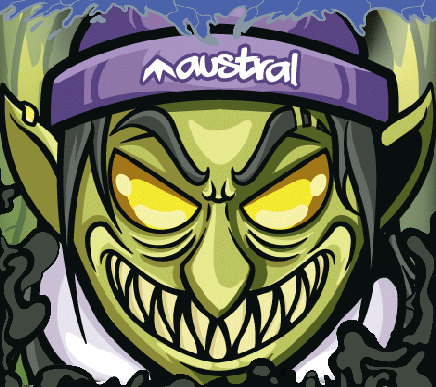 Vector art for a Skate brand Portfolio skate deck designs