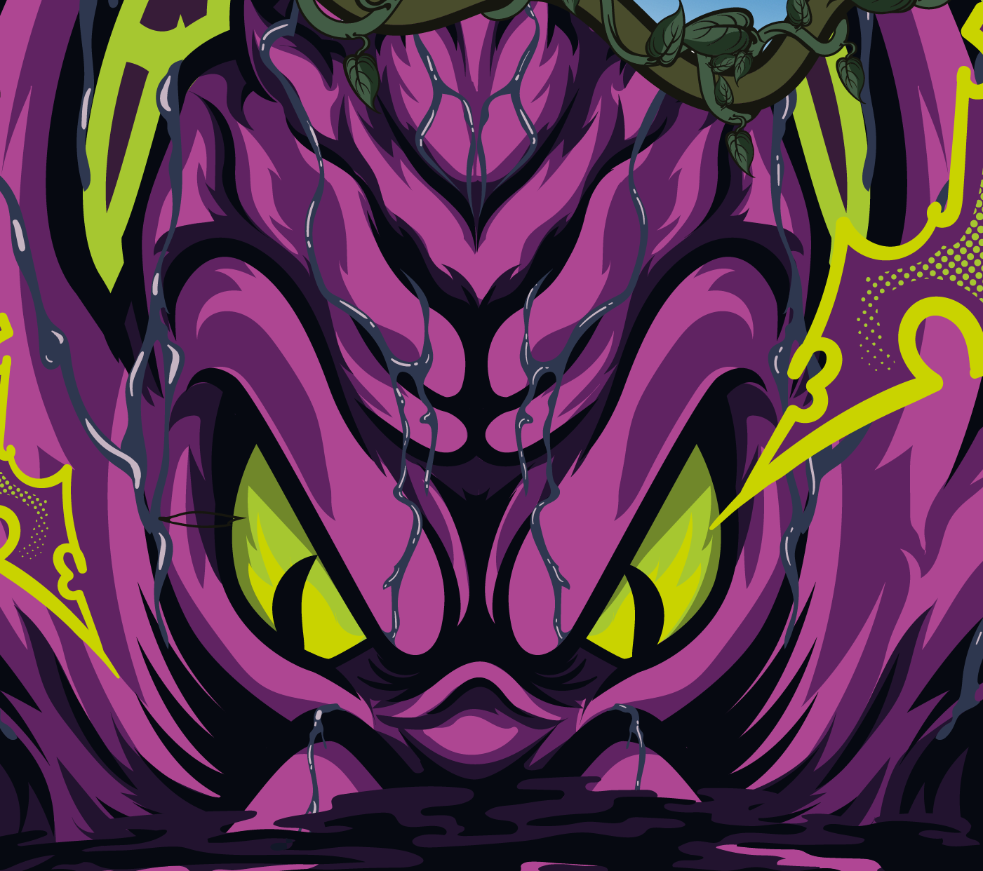 Vector-Illustration-Design-for-a-skate-Brand Digital illustration